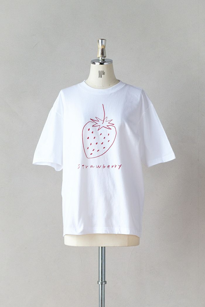 pot and tea ポットアンドティー <br>イチゴTシャツ（BIG）(春夏)