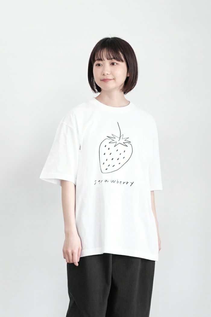 pot and tea ポットアンドティー <br>イチゴTシャツ（BIG）(春夏)