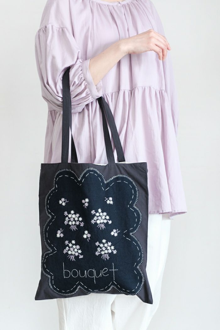 pot and tea ポットアンドティー <br>ブーケ刺繍バッグ(basic)