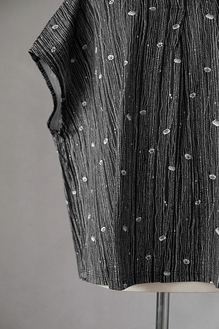 marble SUD マーブルシュッド jellyfishフレアチュニック(24SS