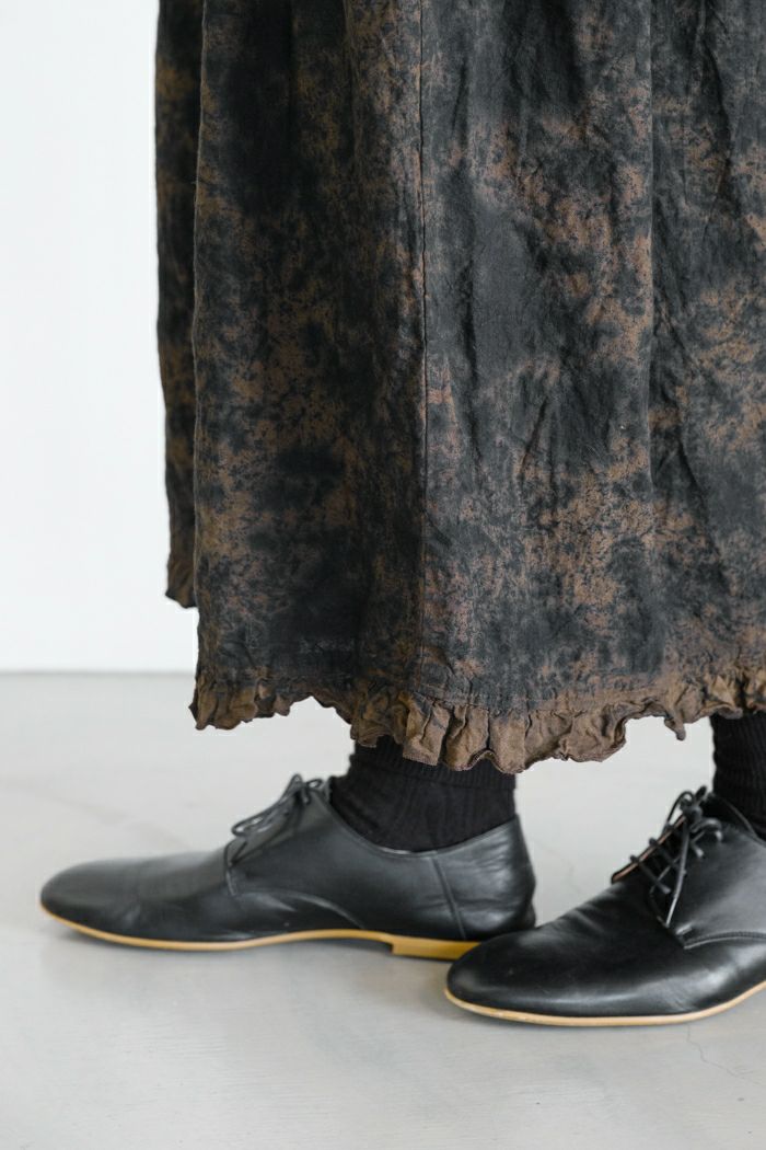 GASA ガサ 想像と創造　ギャザーフリルパンツ brown + black 000000039979-21-l.jpg?t=
