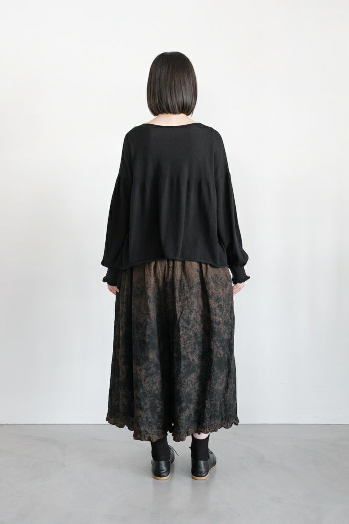 GASA* ガサ 想像と創造 ギャザーフリルパンツ（24AW) | T.T. GARRET