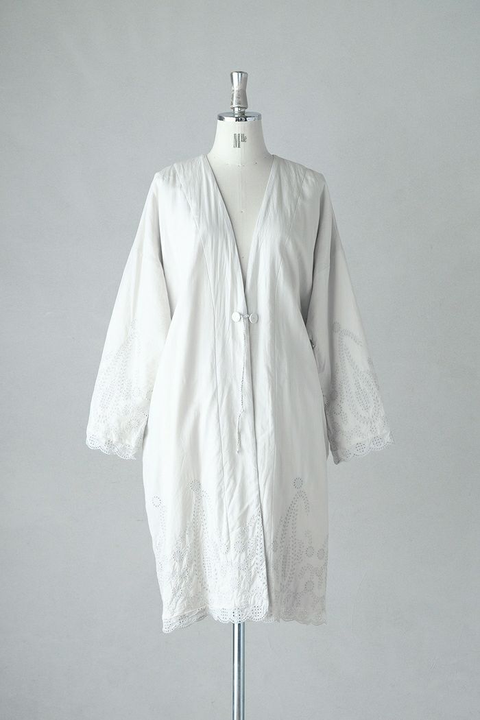 GASA* ガサ 菩提樹の葉脈 レースキルト羽織(24AW) | T.T. GARRET 