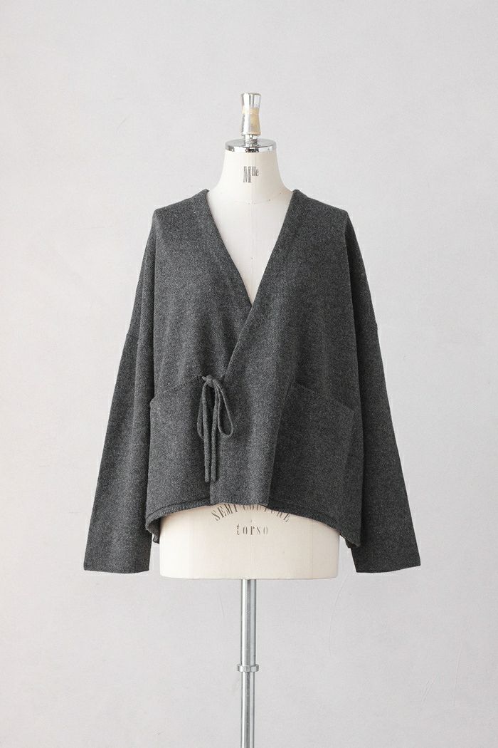 GASA* ガサ<BR>星の粒　カシュクールカーディガン(24AW)