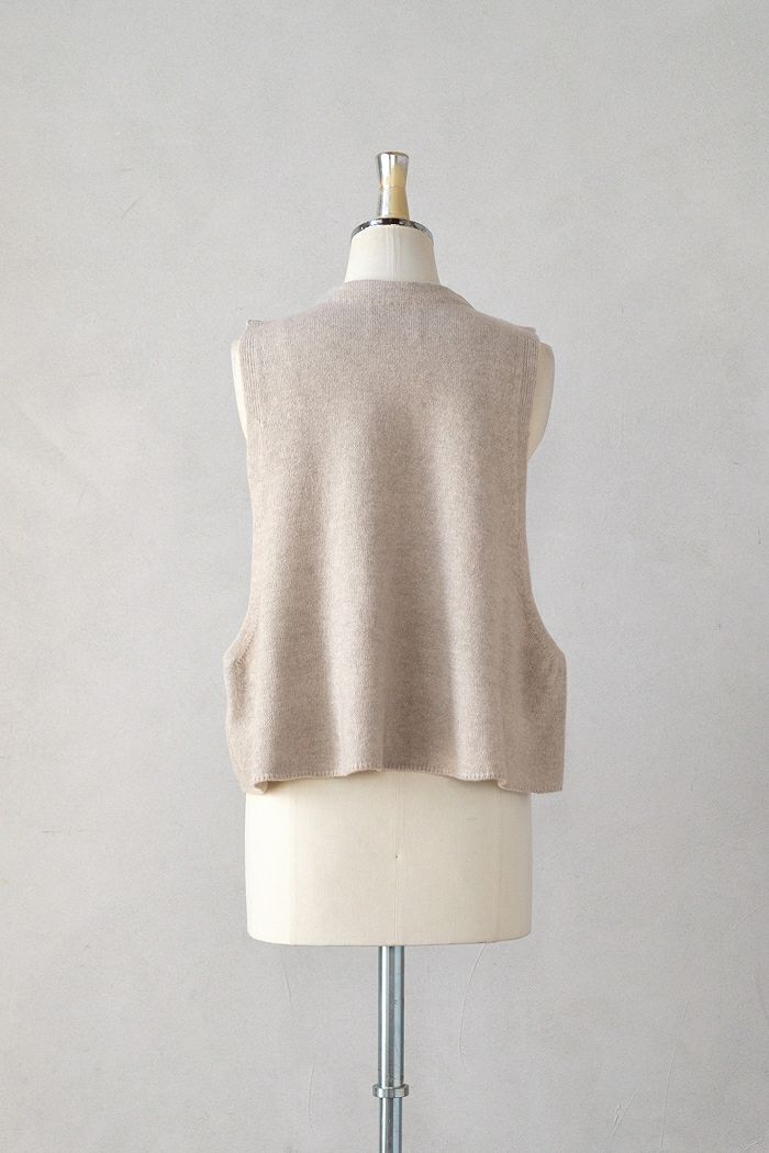 gasa 星の時間　ニットベスト　ウール gasa 星の時間 ニットベスト ウール GASA* ガサ GARRET 2024⁄AW⁄定価