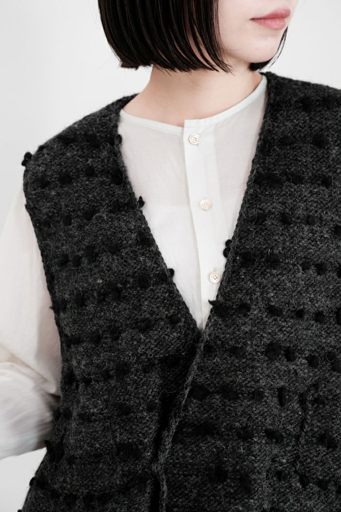 GASA* ガサ 生命の誕生 ニットベスト(24AW) | T.T. GARRET