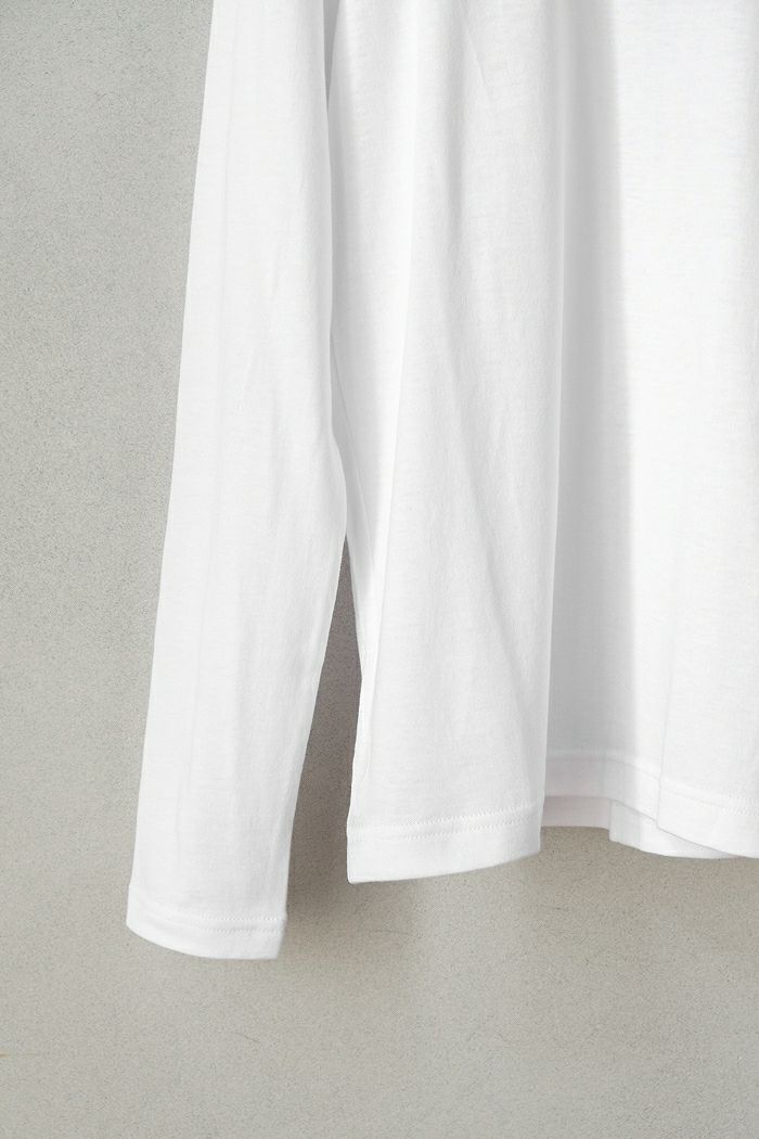 nooy ヌーイ★コットンシルク20G天竺リラックスハイネックTee(24AW) nooy ヌーイ コットンシルク20G天竺リラックスハイネックTee