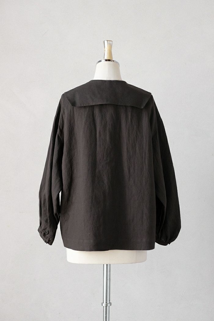 MAGARI マガリ リネンパピエ グランカラーブラウス 新品 MAGALI | リネンパピエ・グランカラーブラウス (off white