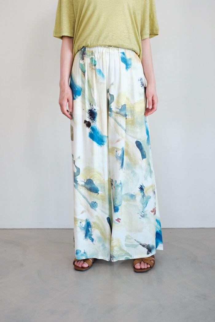 スズキタカユキ　パンツ suzuki takayuki スズキタカユキ wide legged pants Ⅲ[A192-12