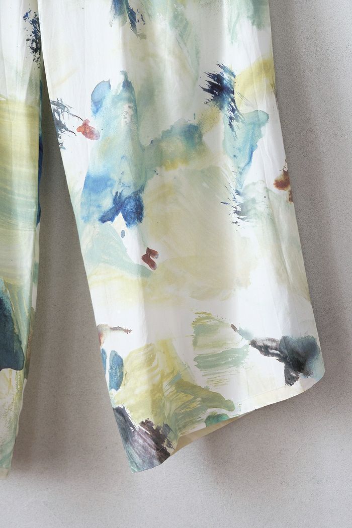 suzuki takayuki スズキタカユキ grthered pants(24SS) | T.T.