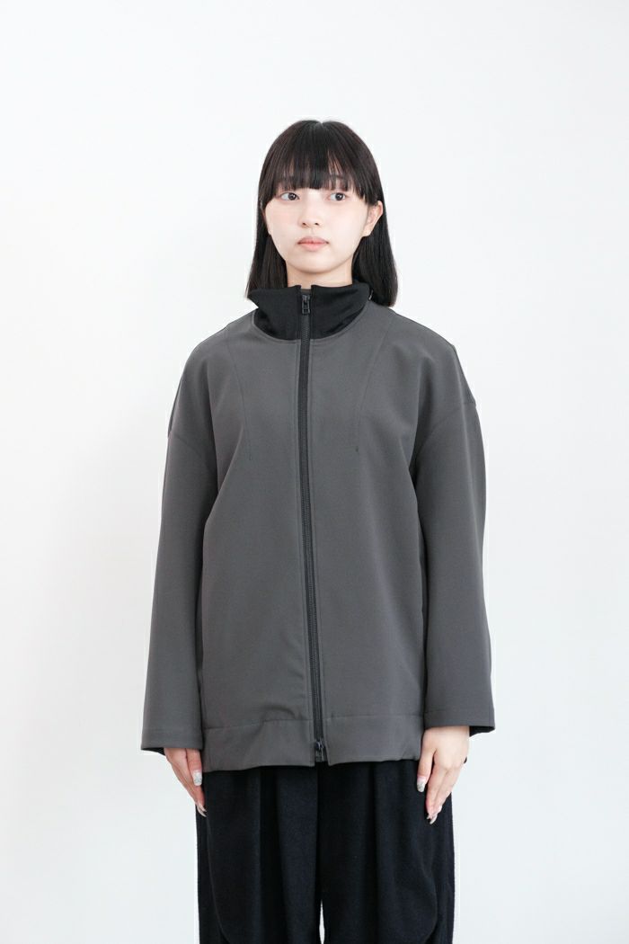 NO CONTROL AIR ノーコントロールエアー <br>ヘヴィーポリエステル ダブルクロス 2WAYストレッチ リブブルゾン(24AW)