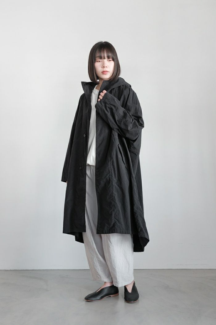 FIRMUM フィルマム <br>ナイロンタッサーガーメントダイ モッズコート(24AW/basic)