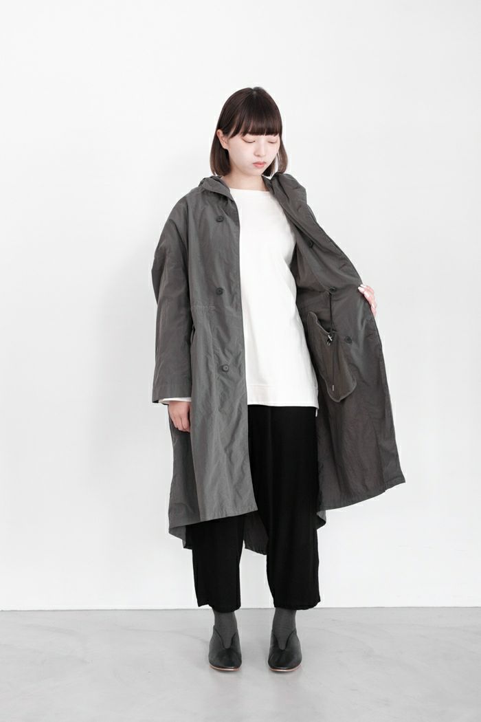 FIRMUM フィルマム ナイロンタッサーガーメントダイ モッズコート(24AW