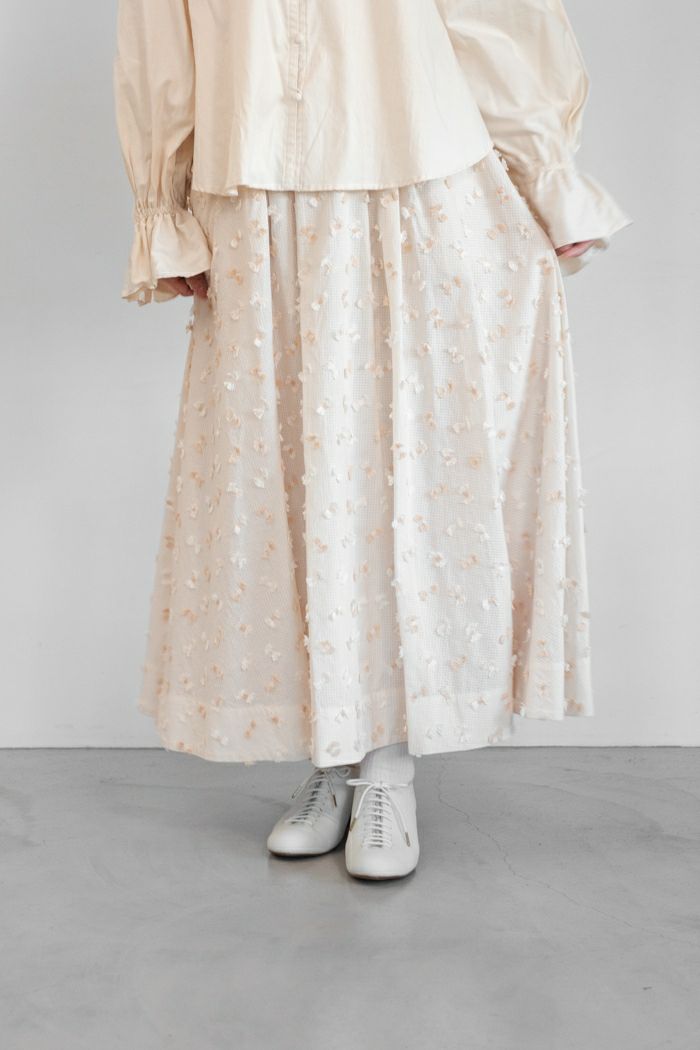 kijinokanosei キジノカノウセイ <BR>skirt -itomaki(cotton) (24AW)