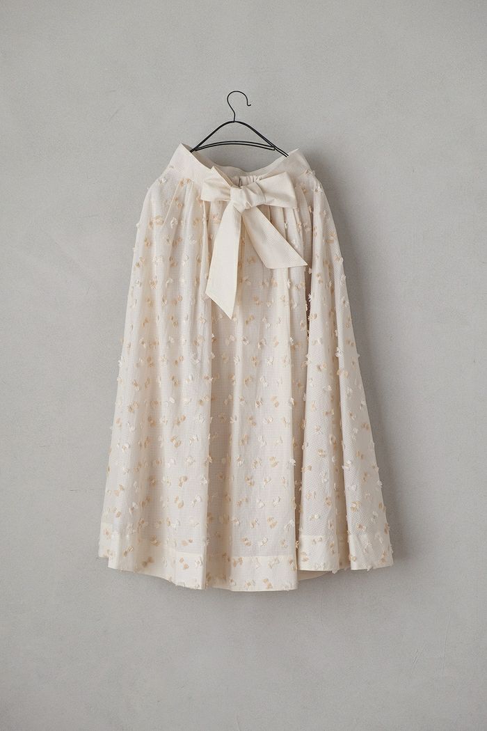 kijinokanosei キジノカノウセイ skirt -itomaki(cotton) (24AW