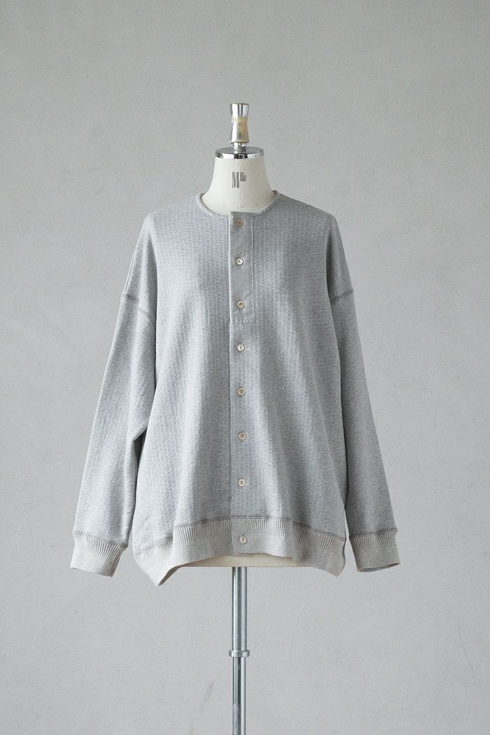 Dulcamara ドゥルカマラ <br>ランダムバックパイルヘンリーネックカーディガン(24AW)