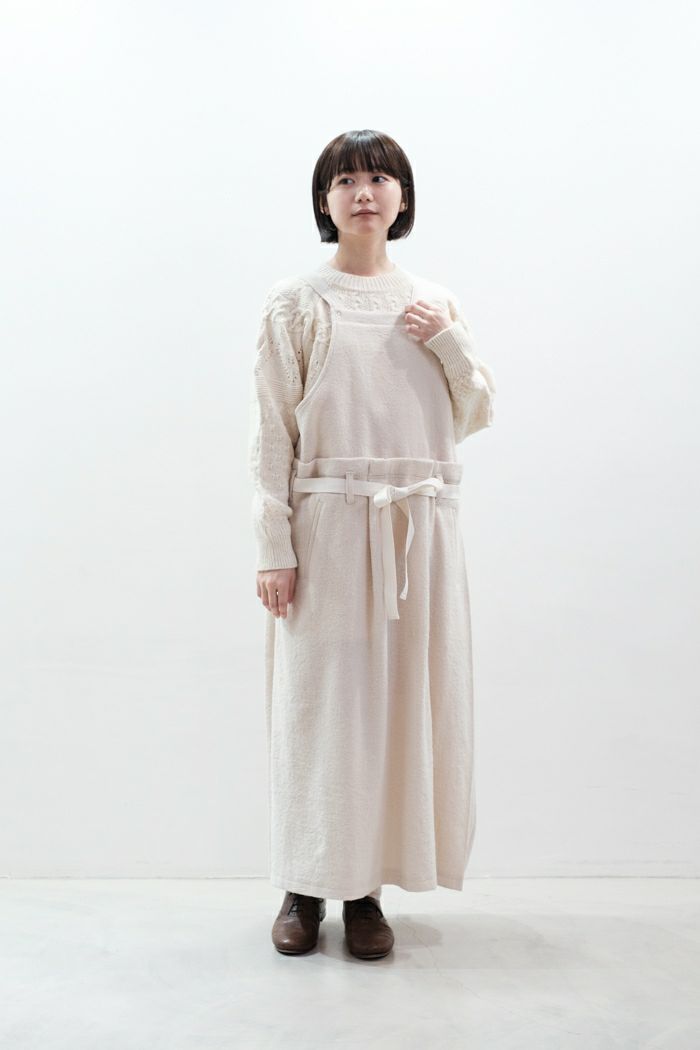 ASEEDONCLOUD アシードンクラウド Sankayo apron dress(24AW