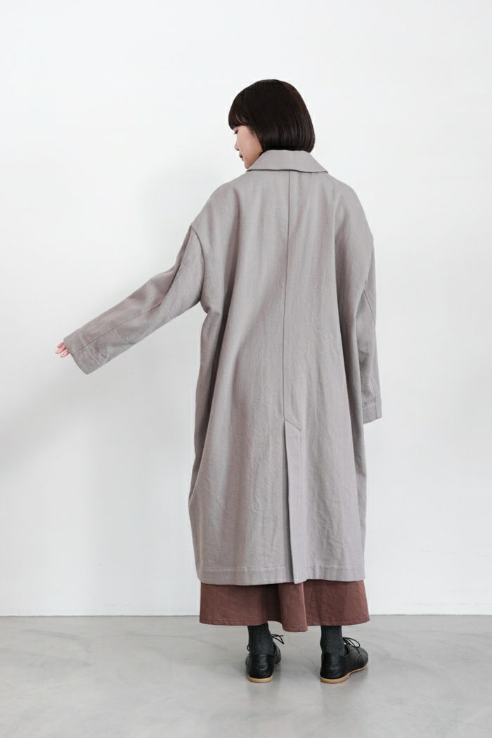 MAGALI マガリ オーガニックコットン・ステンカラーコート(24AW