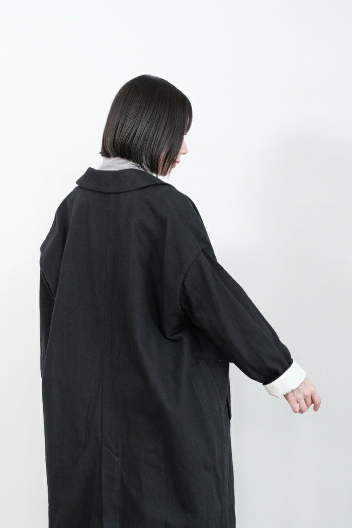 MAGALI マガリ オーガニックコットン・ステンカラーコート(24AW