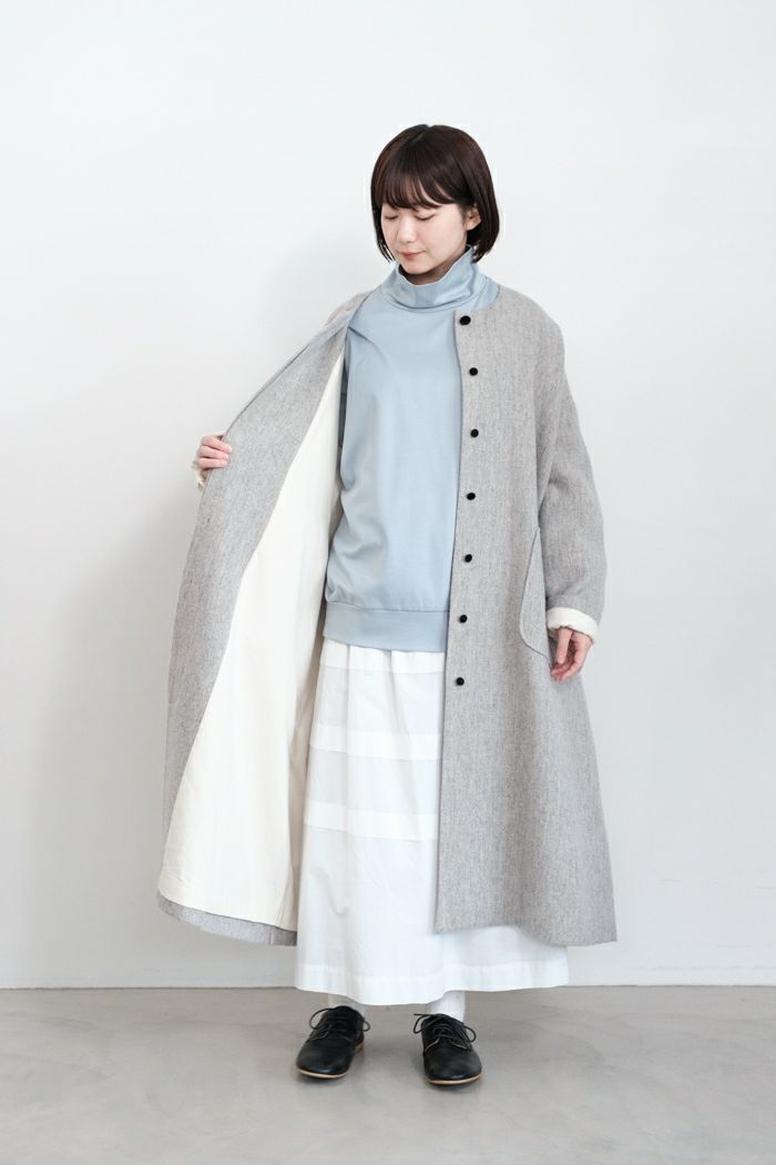 極美品　タグ付き　magari マガリ コットンウール　コートワンピース 極美品 タグ付き magari マガリ コットンウール コート