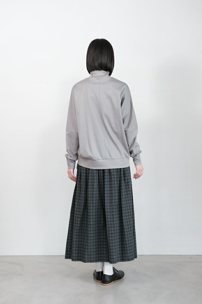 MAGALI マガリ コットンリネン・カロー・タック＆ポケット・スカート