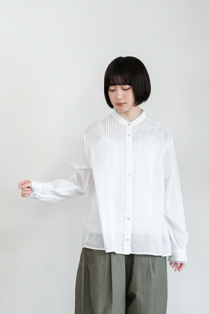 PAR ICI パーリッシィ <br>80ローンスタンドブラウス(24AW)