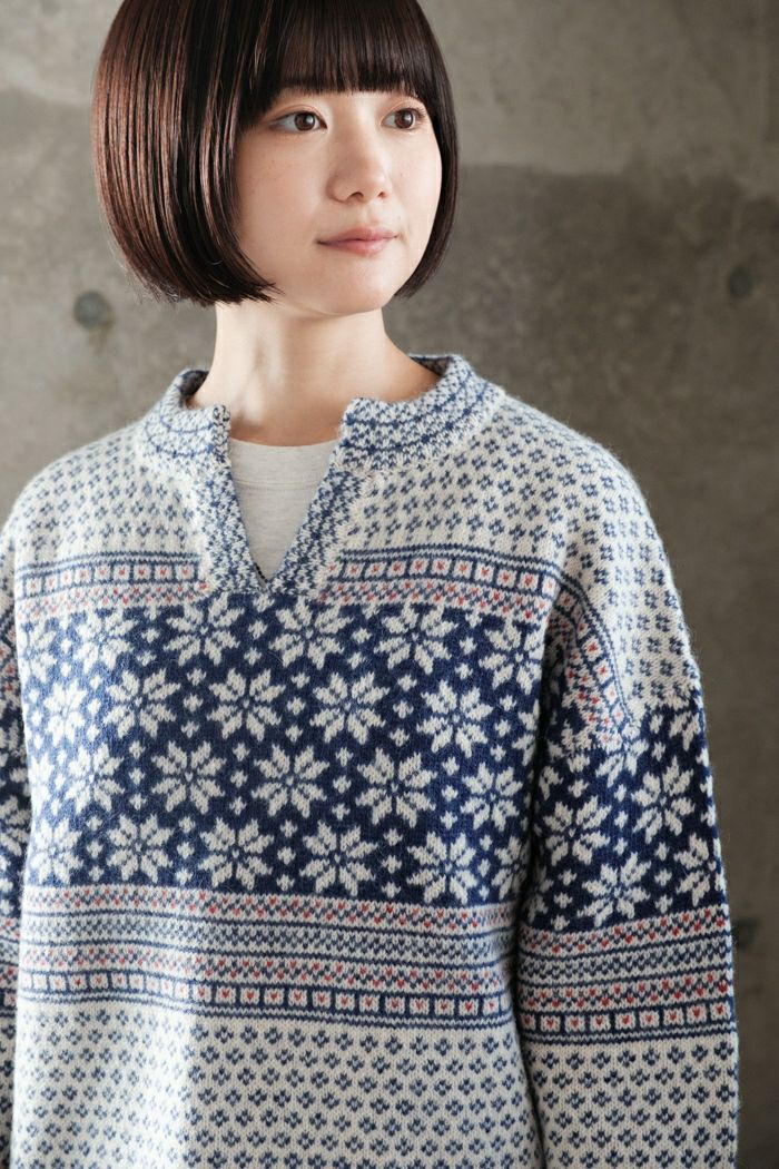 PAR ICI パーリッシィ チロリアンジャガードスキッパープル
