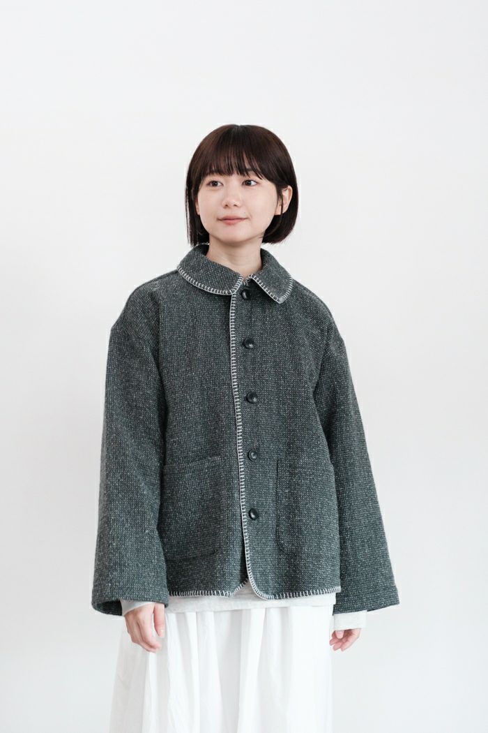 PAR ICI パーリッシィ ウールアルパカ オーバーブルゾン(24AW