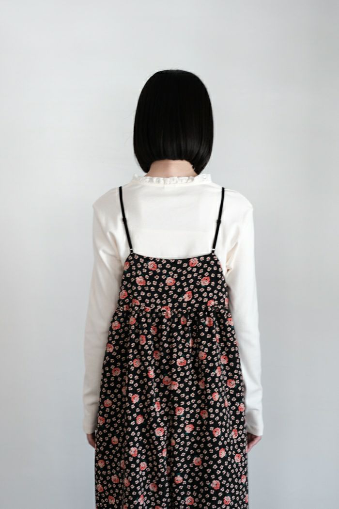 【新品タグ付】CHILD WOMAN rosaプリントオールインワン Dot and Stripes ドットアンドストライプス rosa オールインワン