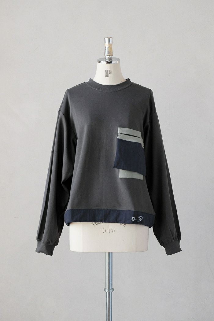 stein DIVIDE SLEEVE V NECK SWEAT LS（FULLPACK HERITAGE SWEATSHIRT  