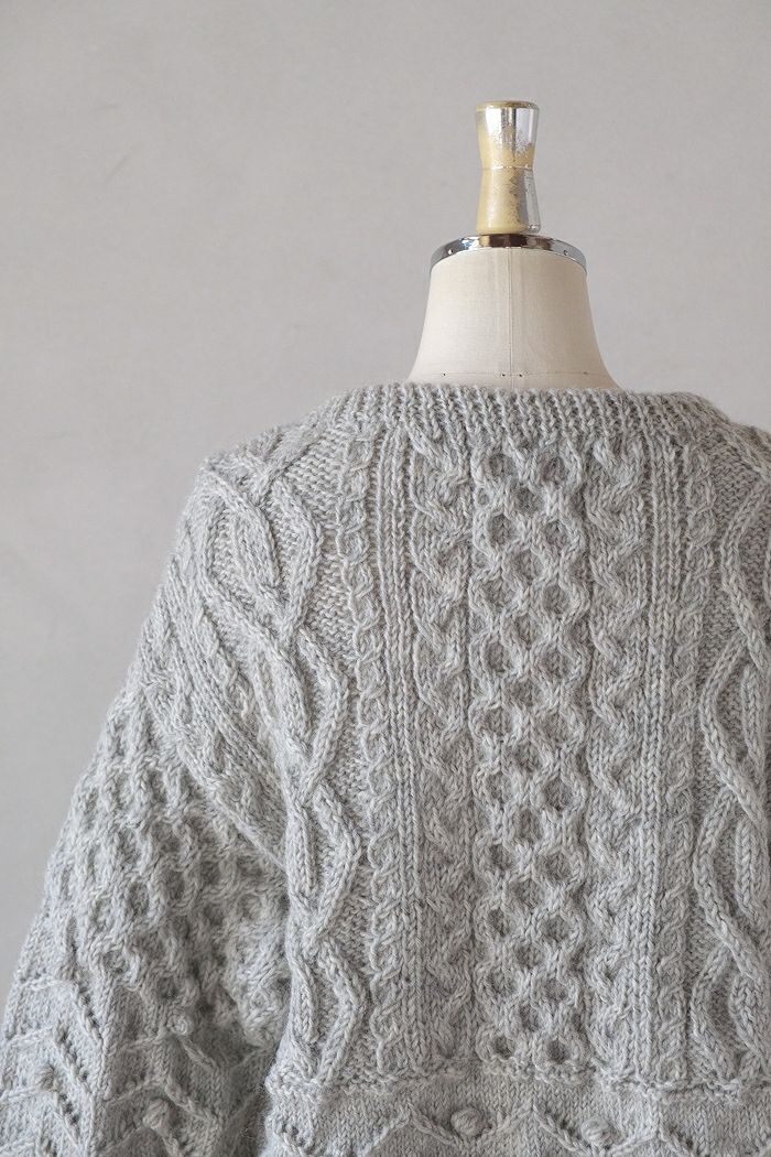 yuni ユニ ネパールハンドニット ショート丈カーディガン(24AW) | T.T.