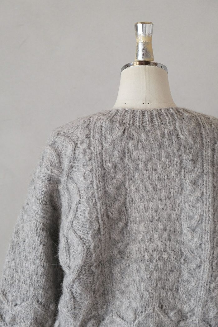 yuni ユニ ネパールハンドニット 起毛ラージプルオーバー(24AW) | T.T.