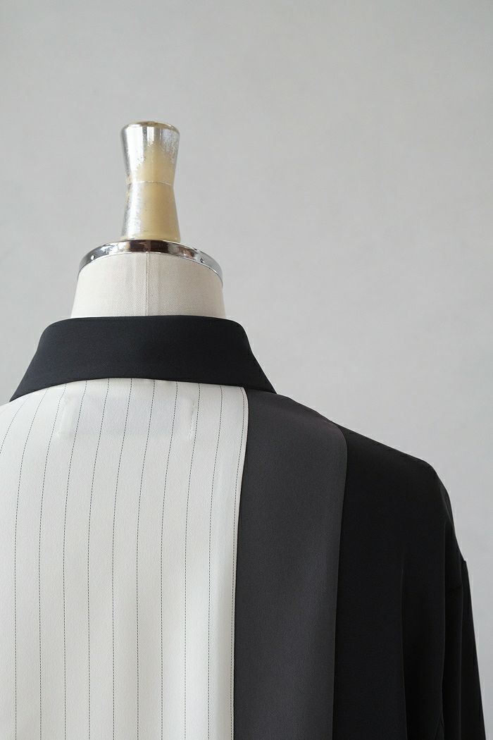 CULLNI クルニ Double Satin Bio Color Zip Shirt(24AW) | T.T.