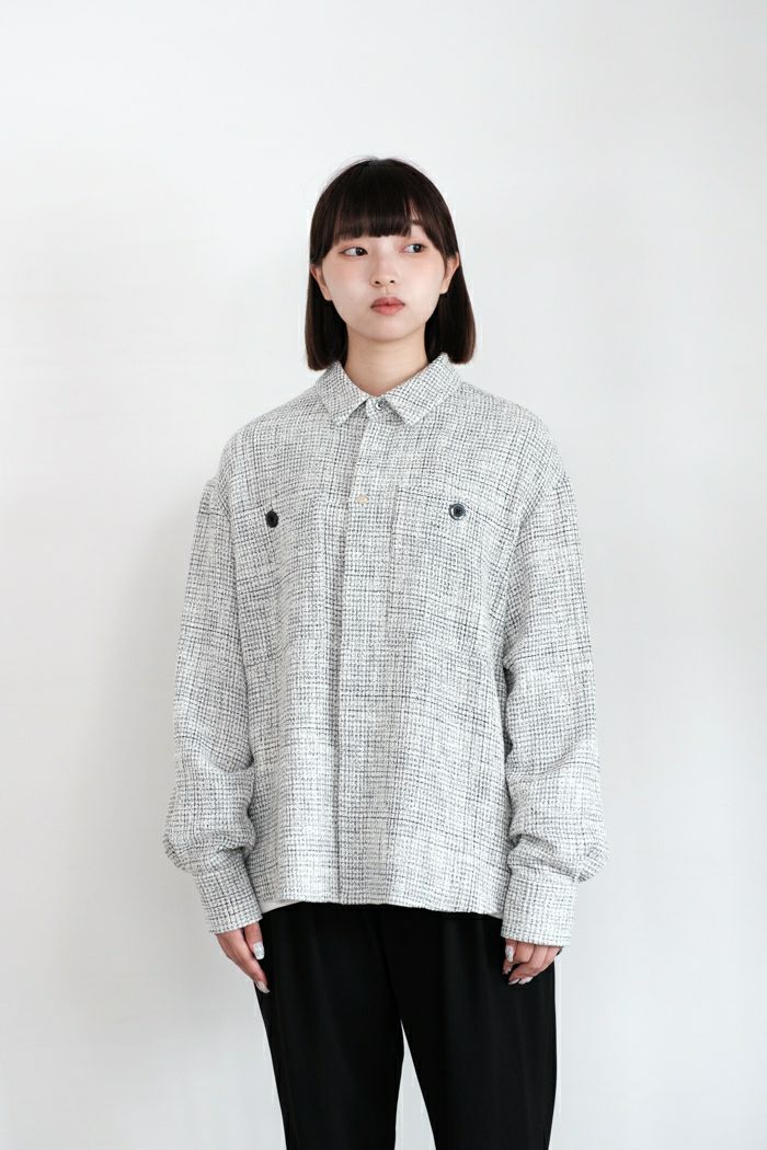 CULLNI クルニ Asymmetrical Stripe Shirt(23AW) | T.T. GARRET