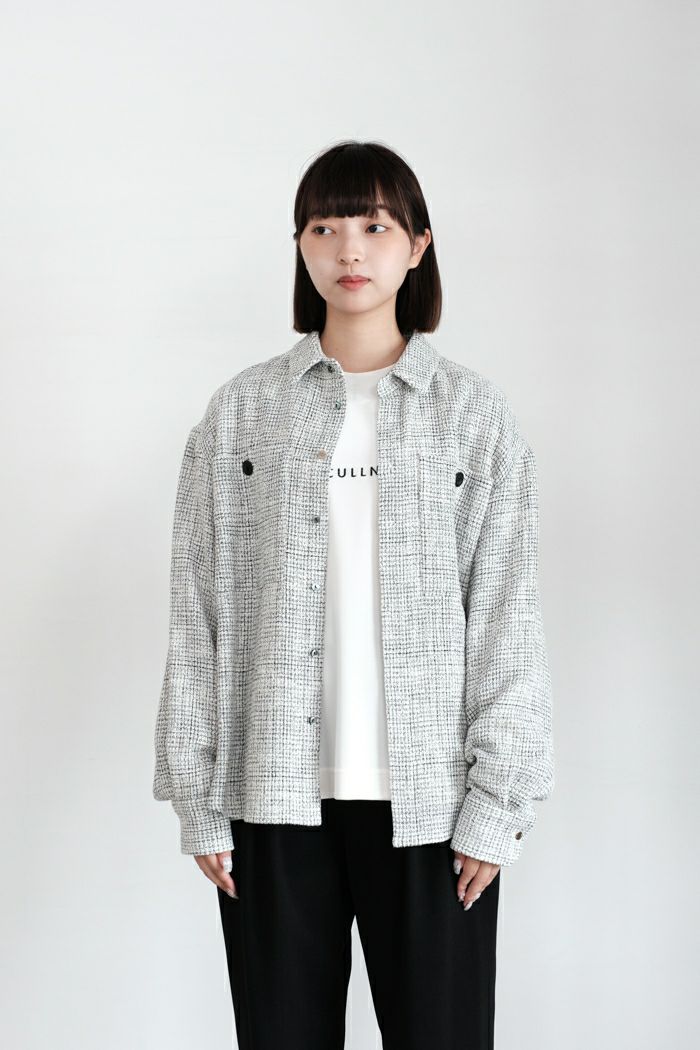 CULLNI クルニ Butcher Tweed Big Pocket Shirt(24AW) | T.T. GARRET