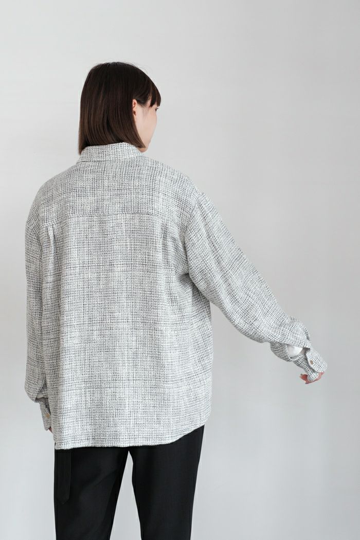 CULLNI クルニ 24-AW Butcher Tweed MA-1 CULLNI クルニ Butcher Tweed MA-1(24AW) | T.T. GARRET