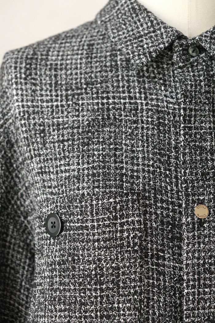 CULLNI クルニ Butcher Tweed Big Pocket Shirt(24AW) | T.T. GARRET