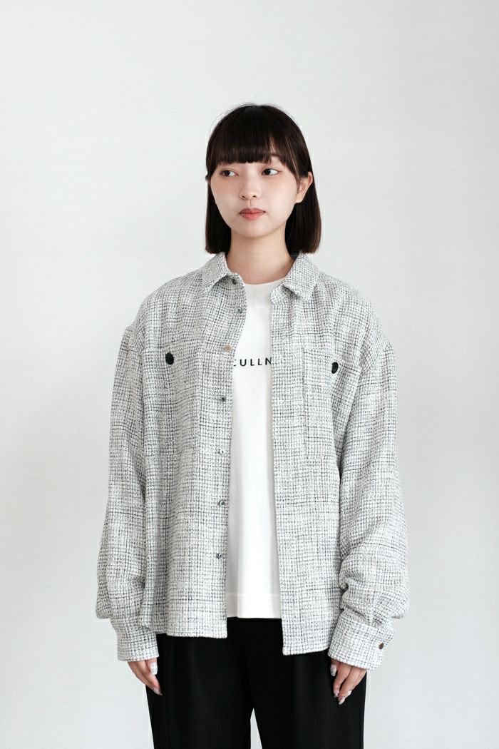 CULLNI クルニ Butcher Tweed Big Pocket Shirt(24AW) | T.T. GARRET