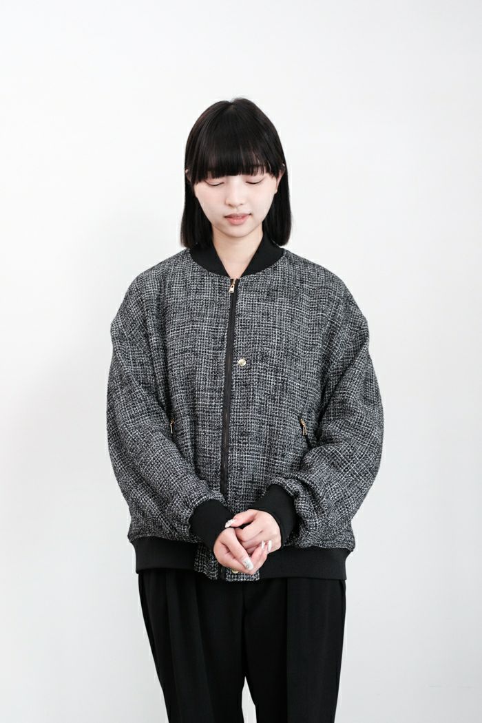 CULLNI クルニ Butcher Tweed MA-1(24AW) | T.T. GARRET