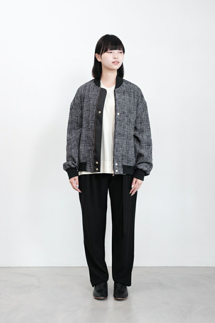 CULLNI クルニ Butcher Tweed MA-1(24AW) | T.T. GARRET
