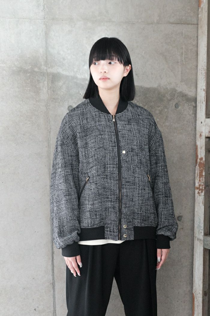 CULLNI クルニ Butcher Tweed MA-1(24AW) | T.T. GARRET