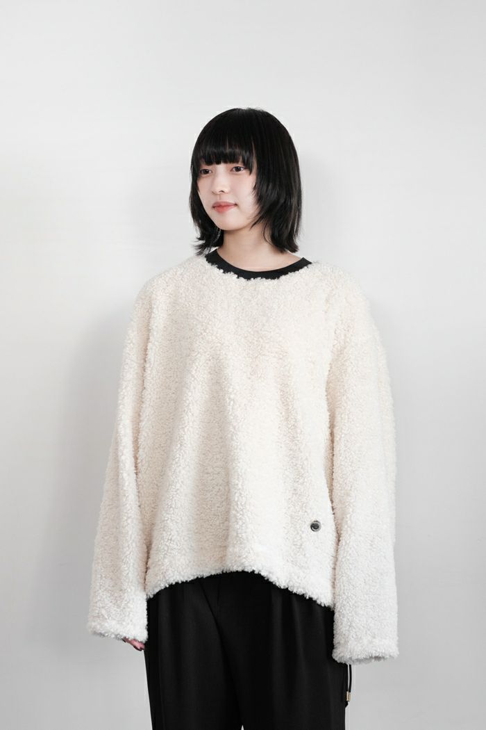 CULLNI ボアニット(サイズ1) CULLNI 20AW ボアモックネックプルオーバー CULLNI クルニ Curling Boa