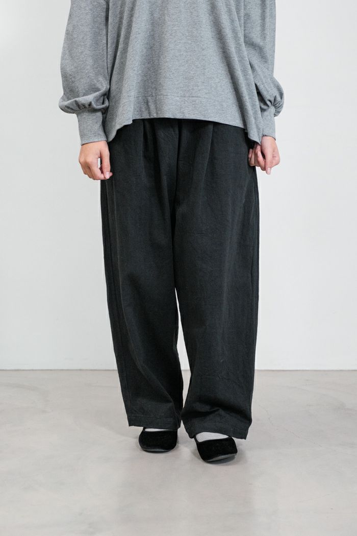 LABORATORY FRONT POCKET KUNG FU PANTS/フロントポケットカンフーパンツブラック LA246(gauze♯) |  ナチュラル服と北欧雑貨・ナチュラル雑貨 luminen tie（ルミネンティエ）