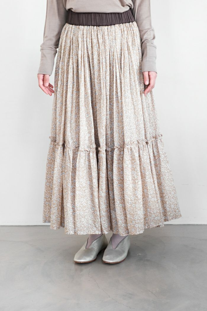 e’ternite’ de Soi-e エテルニテドゥソワ <BR>ルーレックスVOILEスカート(24AW）