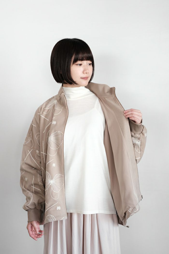 marble SUD マーブルシュッド EMB gene ZIP UPブルゾン(24AW) | T.T.
