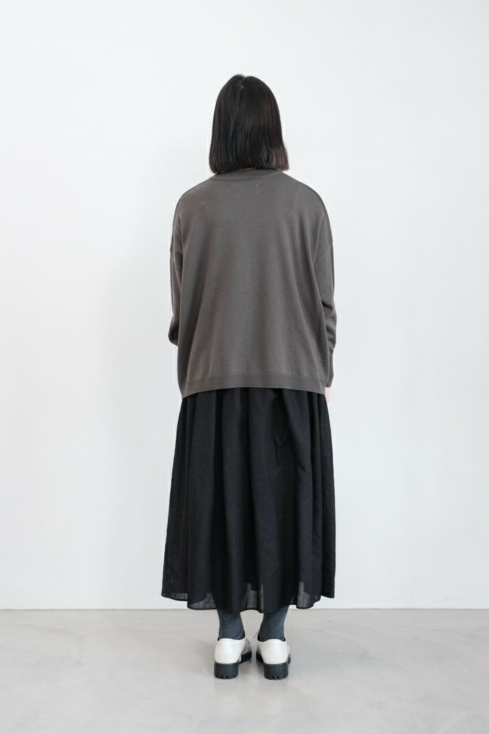 bedsidedrama ベッドサイドドラマ M Flower Wide Knit Sweater (24AW) | T.T. GARRET