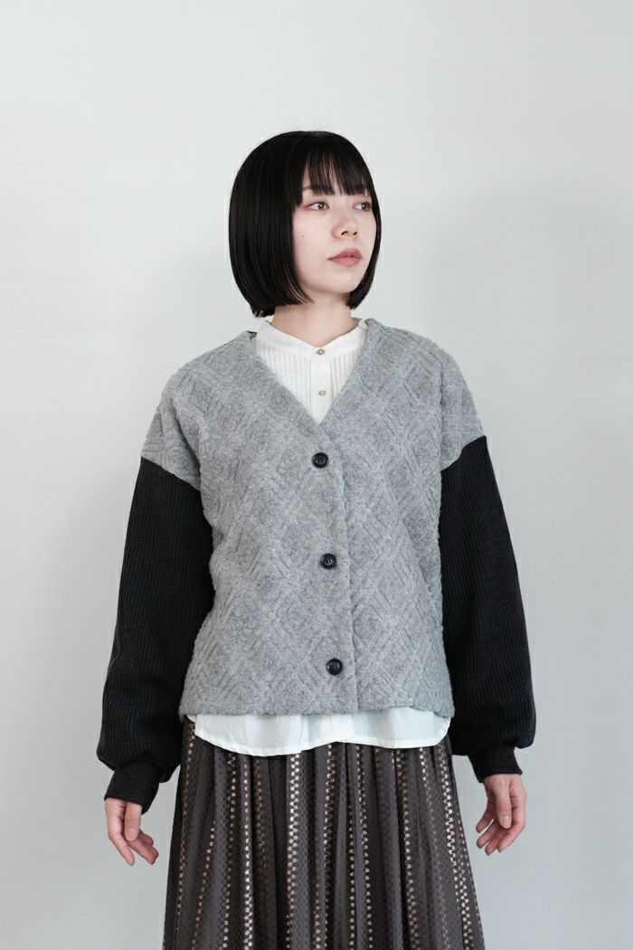 NATIVE VILLAGE ネイティブ ヴィレッジ 葉脈 leaf vein ワイドコート（24AW) | T.T. GARRET