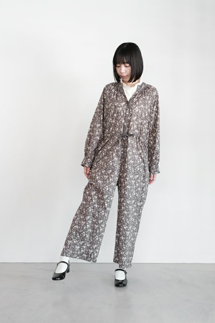 Porter des boutons ポルテデブトン LIBERTY PRINTシャツドレス(24AW) | T.T. GARRET