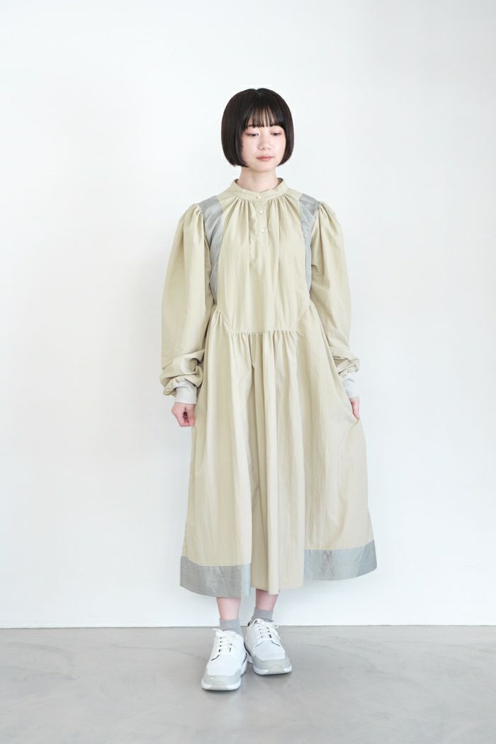 nunuforme ヌヌフォルム <br>バイカラーウェザーワンピース(24AW)
