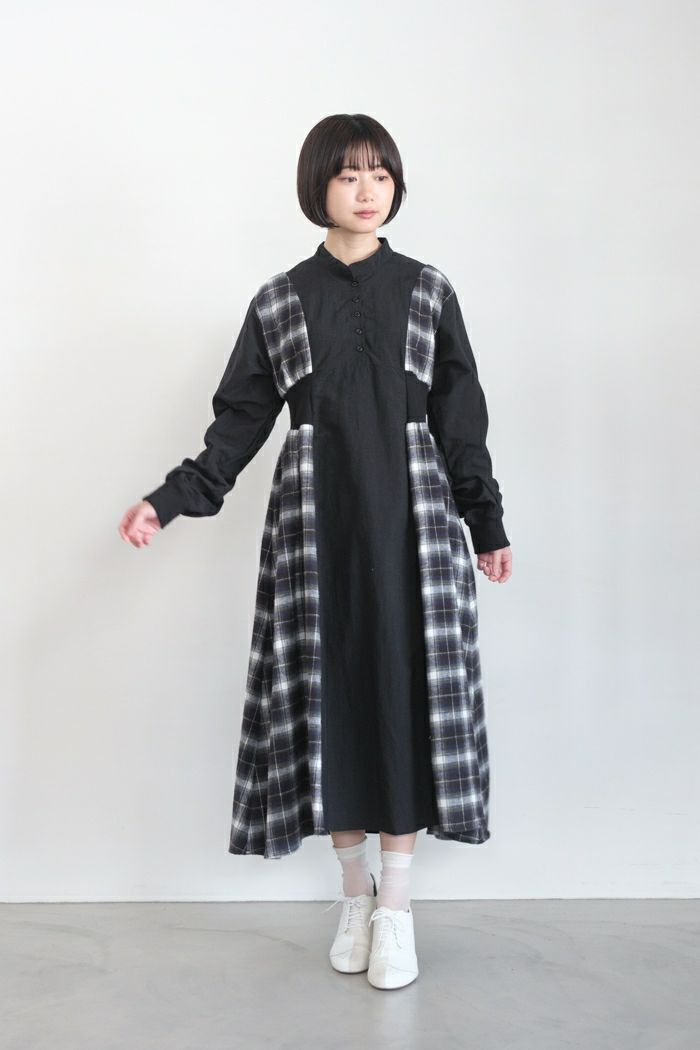 nunuforme ヌヌフォルム <br>ウエストリブワンピース(24AW)